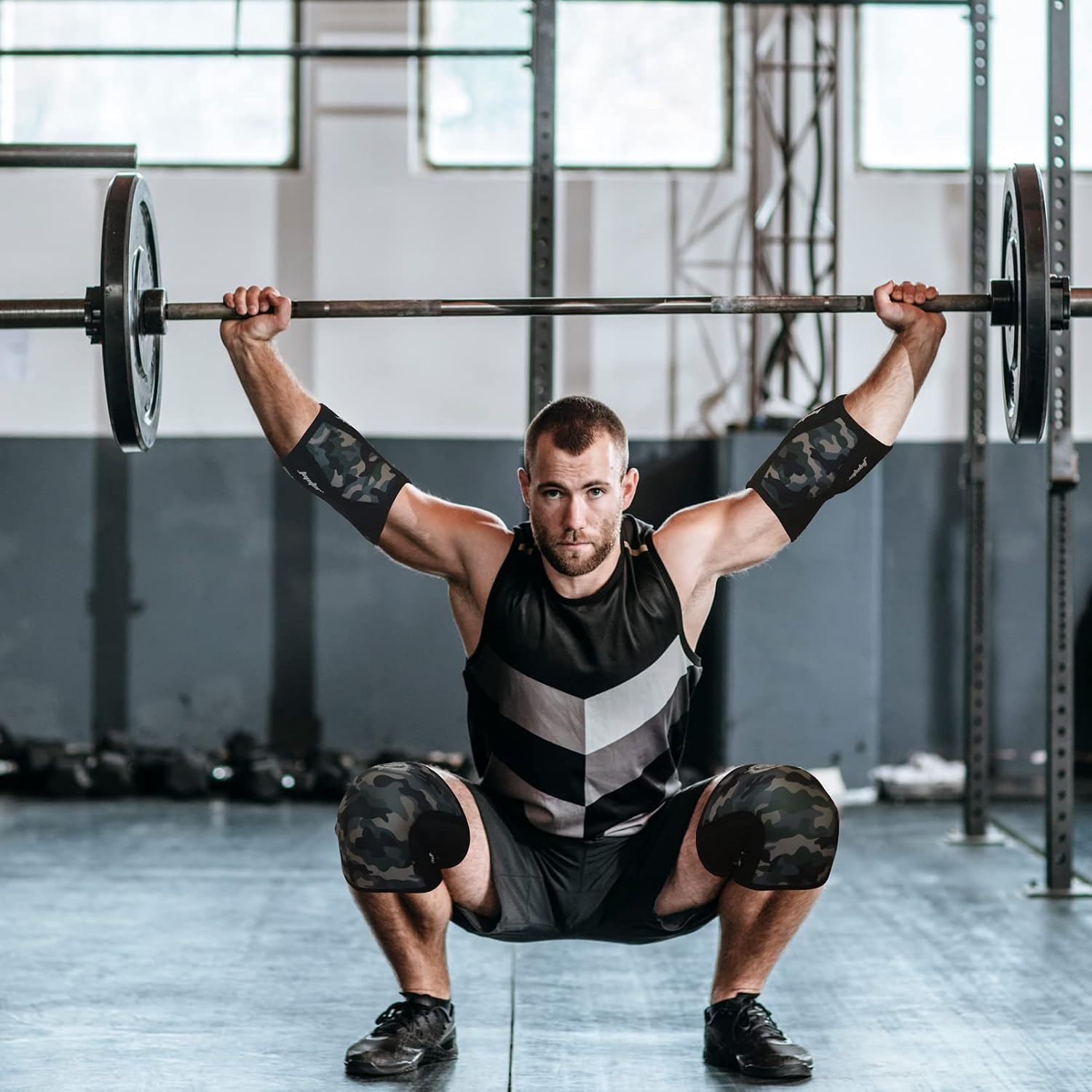 Elbow Sleeves (Pair),Support for Squat,Weightlifting,Powerlifting,Basketball and