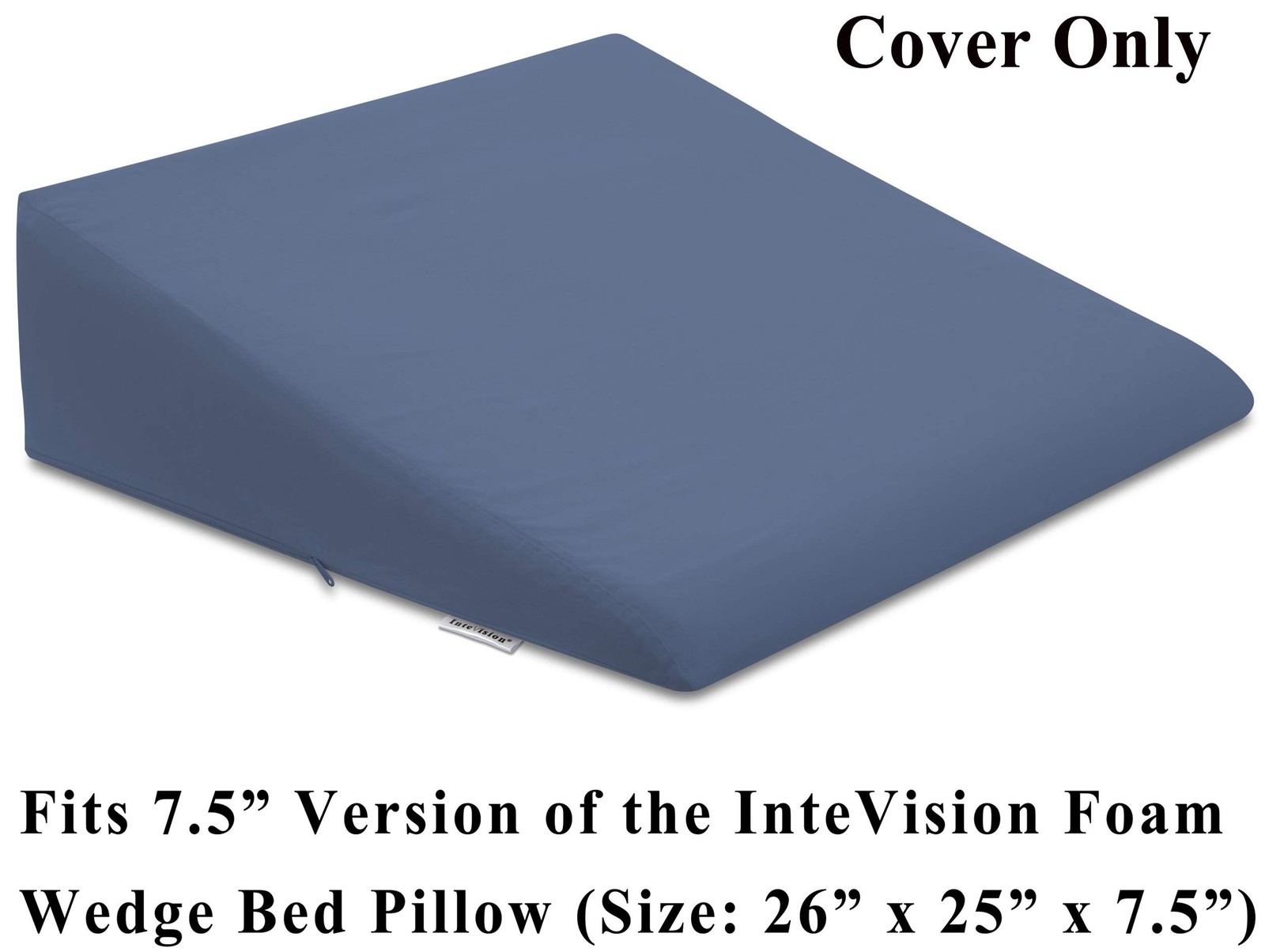 InteVision 400 Thread Designed to Fit Wedge Pillow (26″ x 25″ x 7.5″), Blue