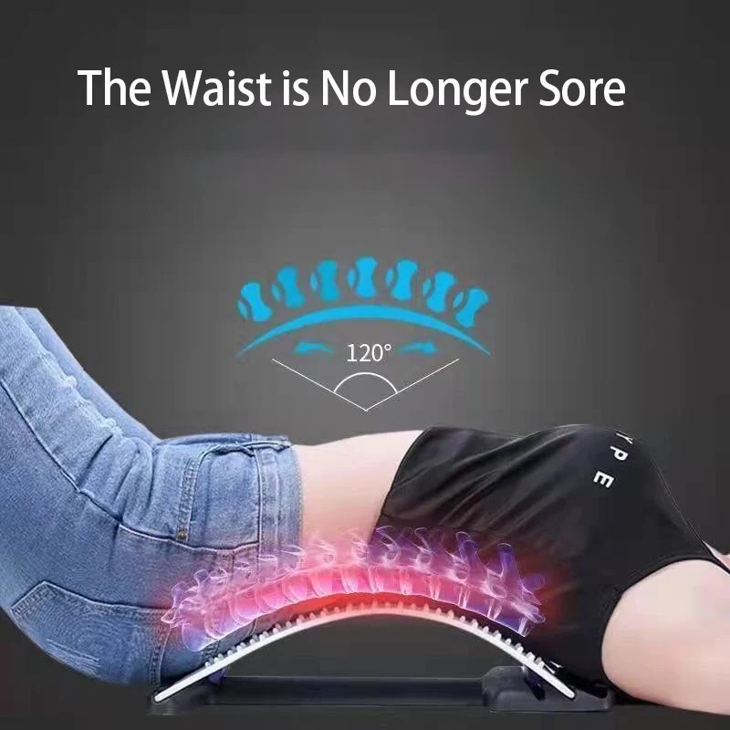 Back Stretcher Board for Back Pain Relief Multi Level Lower Upper Support