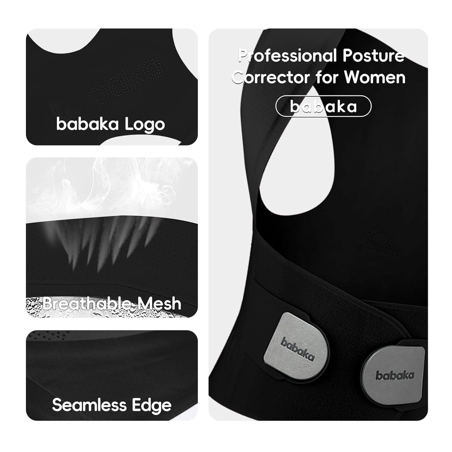 Breathable Women’s Posture Corrector – Invisible Back Support for Everyday Use