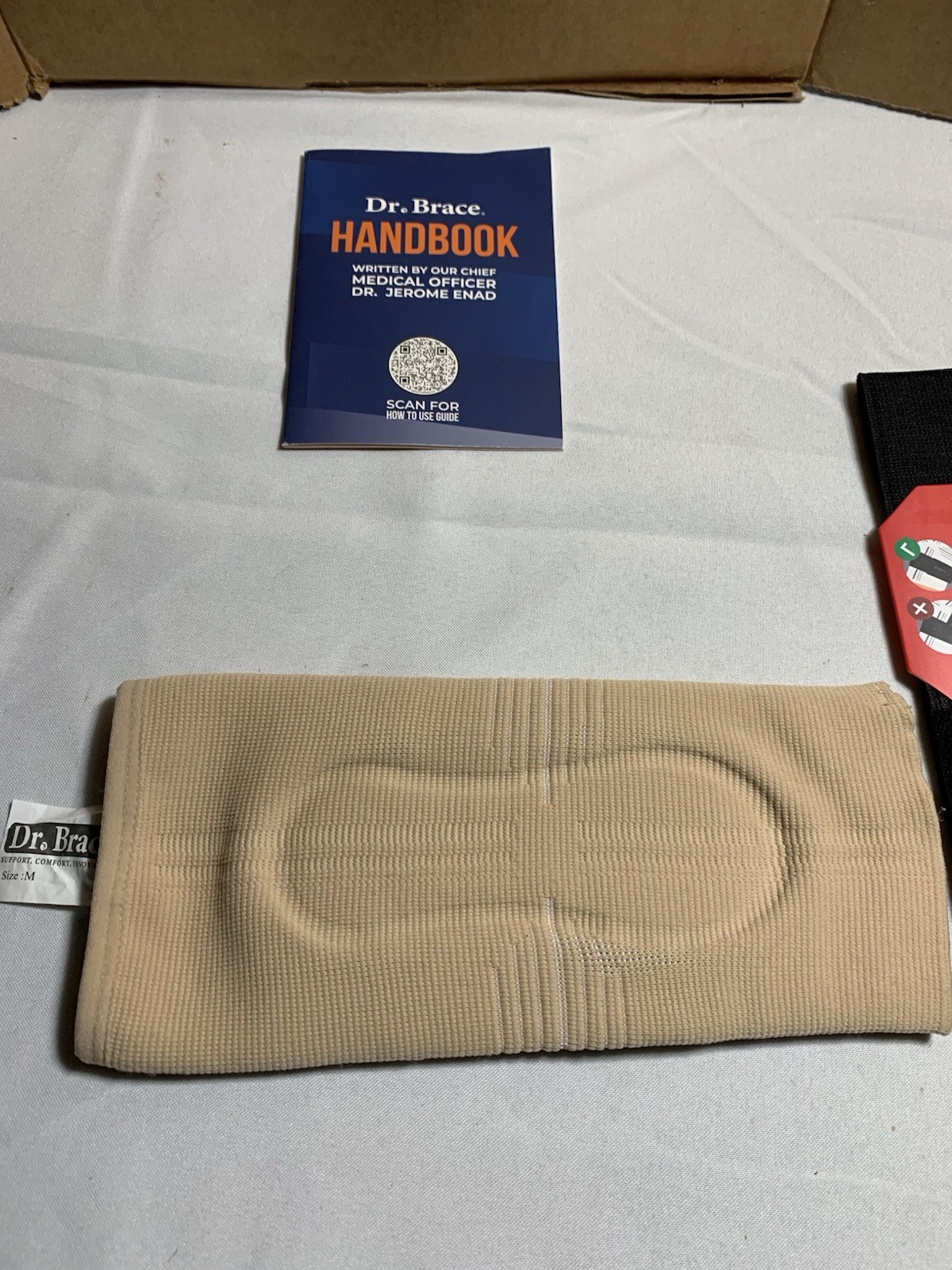 Dr. Brace ELITE Elbow Brace Support, Compression Sleeve Size M Beige