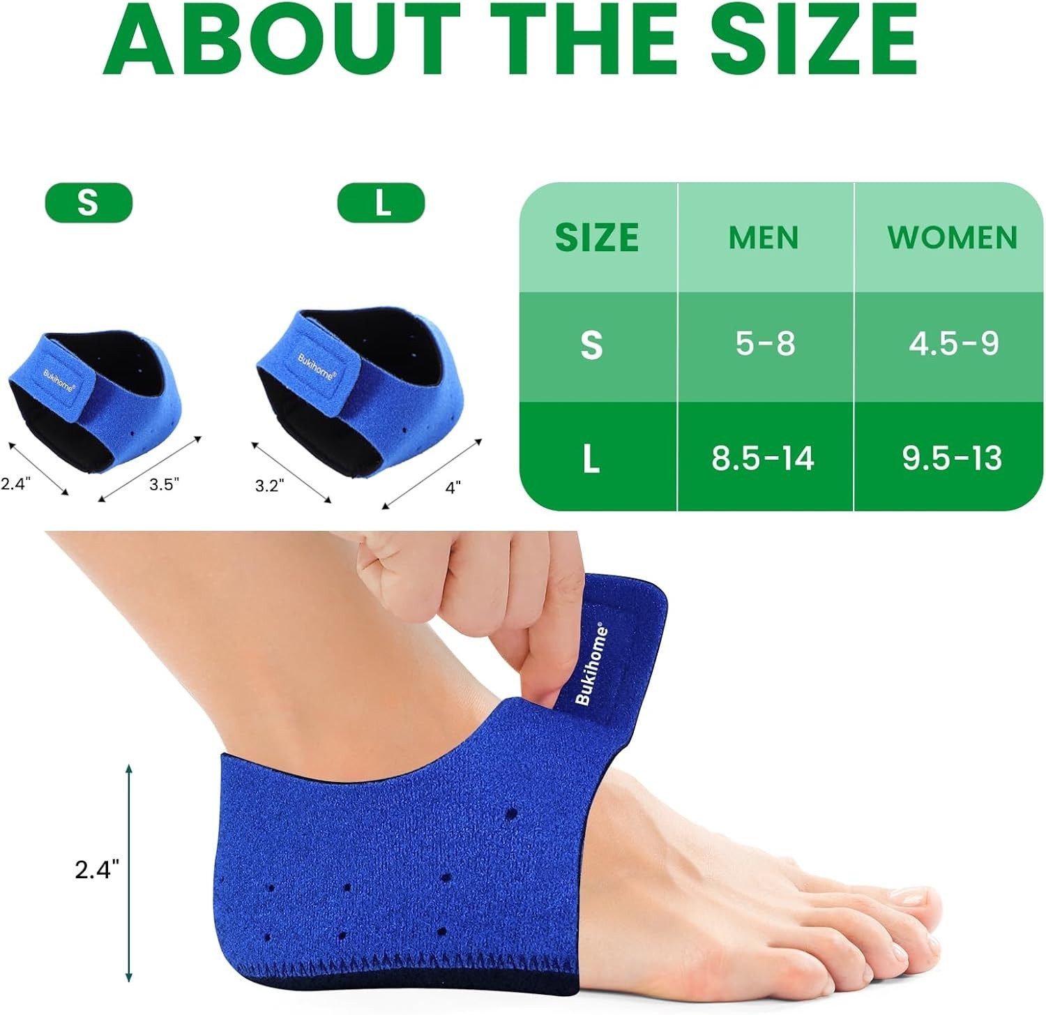 Soft Arch Support Heel Cups – Ultimate Cushioning for Daily Wear and Activity