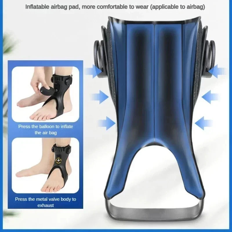 Drop Foot Brace AFO Leaf Spring Splint Ankle Foot Orthosis Support For Stroke