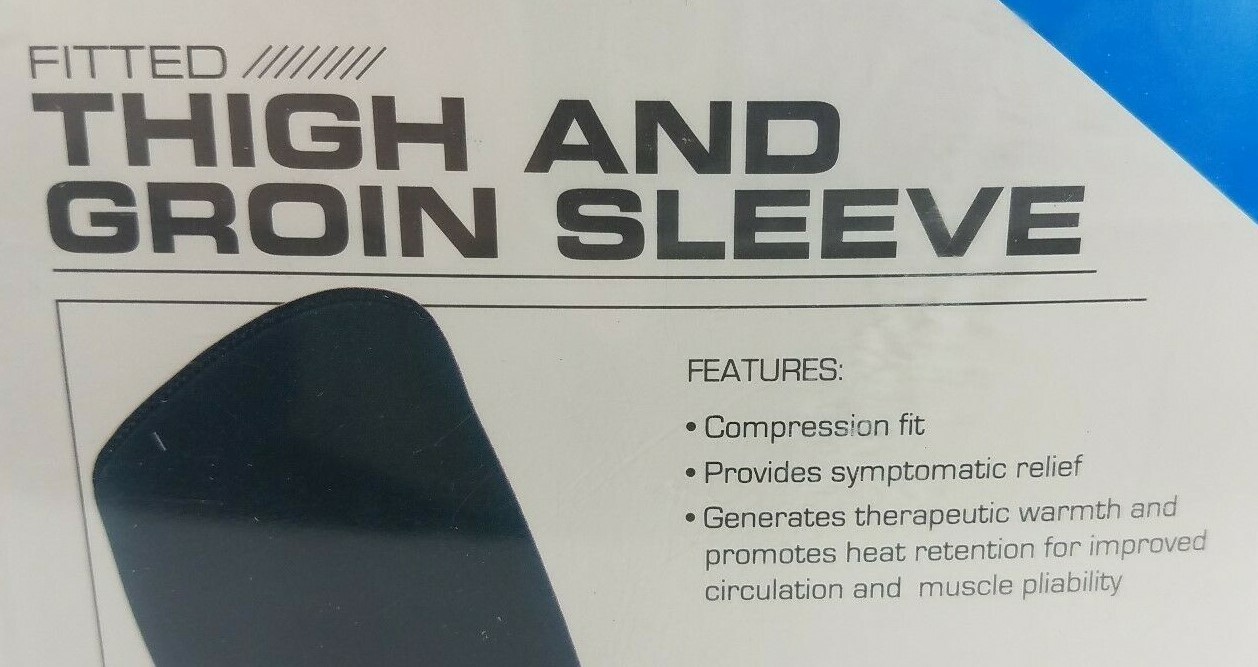 NIP Fitness Gear fitted Thigh and Groin Sleeve compression brace size Medium