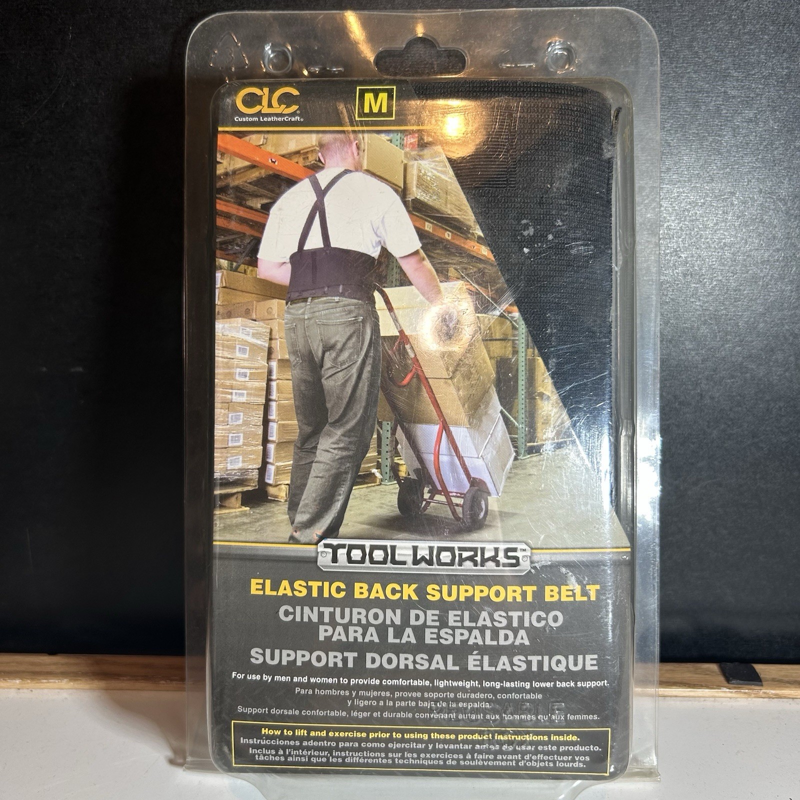 CLC Work Gear #5000M Elastic Back Support Belt Size Medium 32″ to 38” New