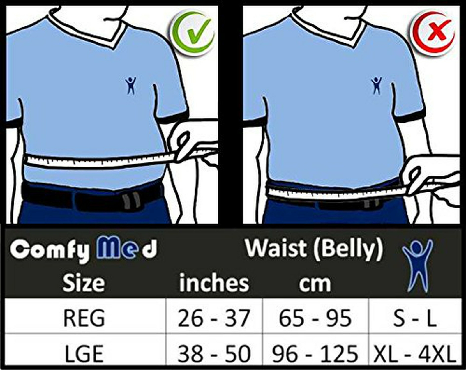 ComfyMed® Breathable Mesh Back Brace CM-SB01 (REG 26″ – 37″) Lower Back Pain …