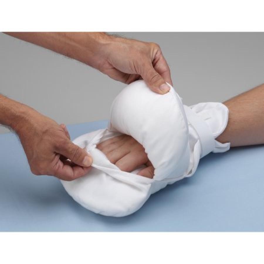 Peek-A-Boo Hand Control Mitt Nylon Hook/Loop Closure One Size No Straps 1 Pair