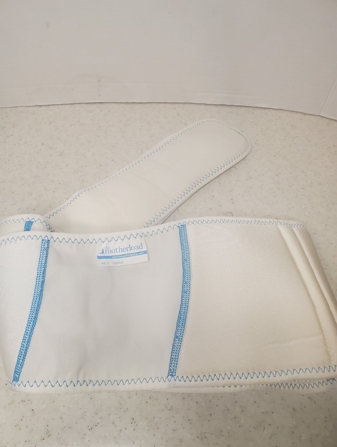 The Motherload Body After Baby Postpartum Support Belt Womens Large White ML2