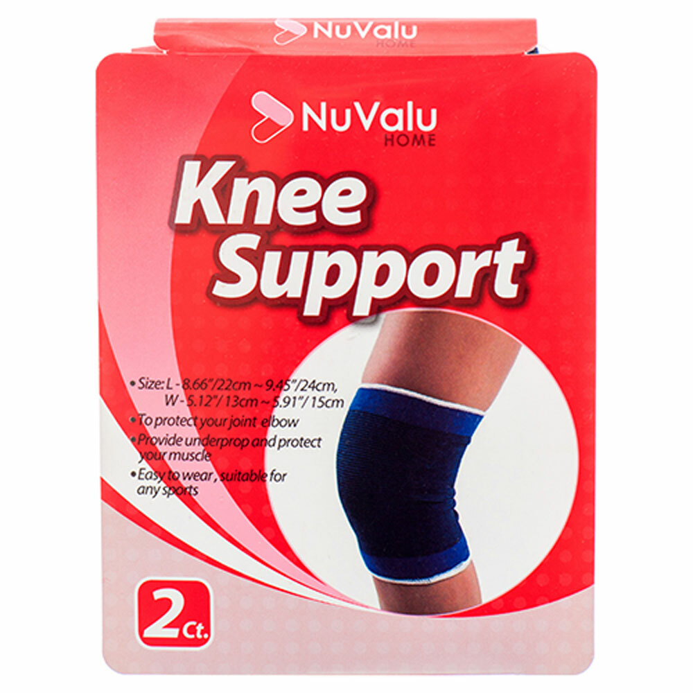 2 Knee Support Wrap Brace Sleeve Elastic Muscle Arthritis Sports Pain Relief NEW