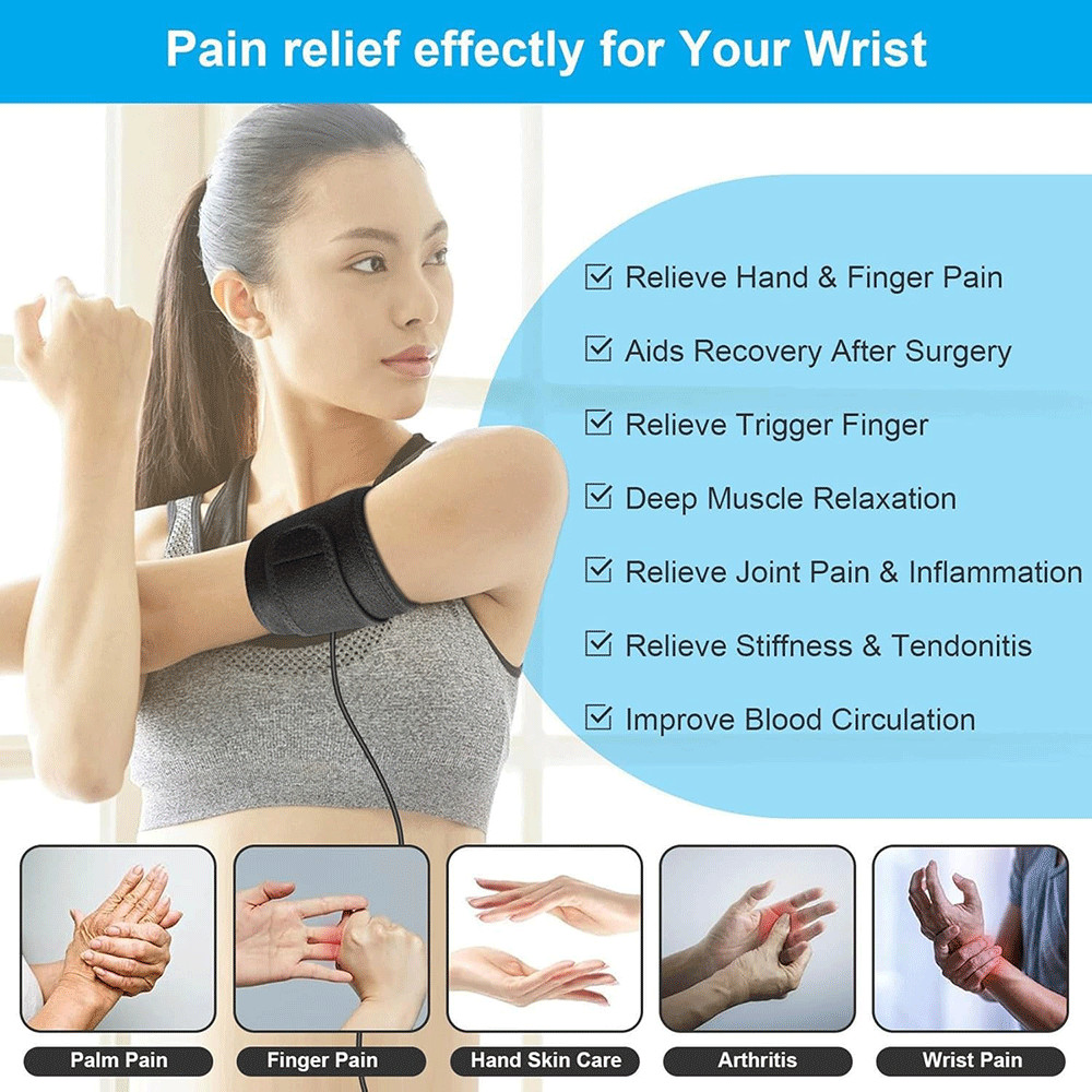 1/2pcs for TheraWrap Carpal Tunnel Thera Wrap Wrist Wrap With Heat & Massage NEW