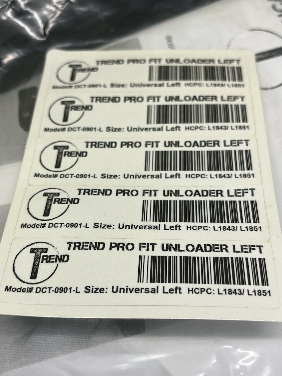 Trend Pro Fit Unloader Knee Braces Left DCT-0901-L & Right DCT-0901-R New