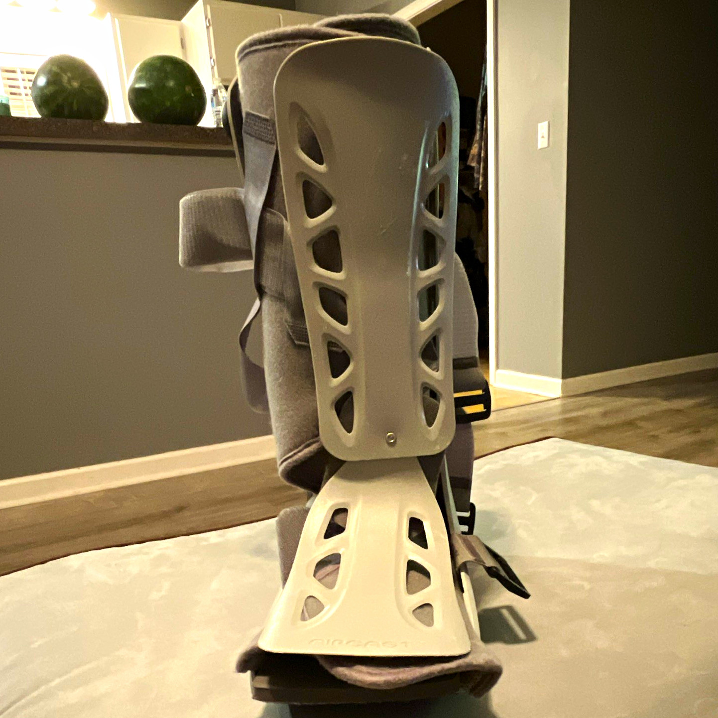 Aircast airbrace Size M Gray/Blue Ankle/Foot Adjustable Stabilizing