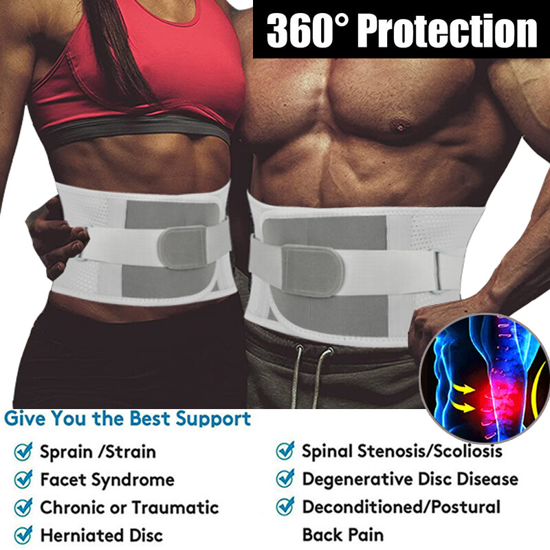 Abdominal Binder Umbilical Hernia Belt Waist Back Compression Bandage Support XL