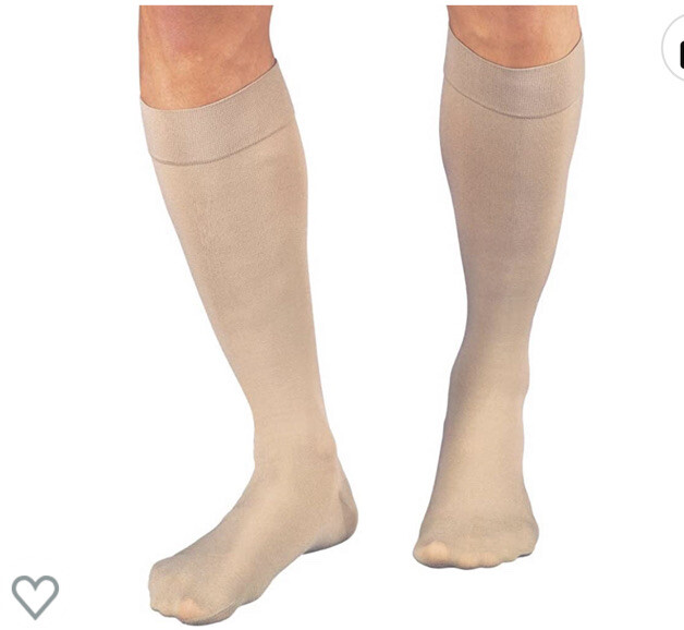 Jobst Relief Knee High Moderate Compression 15-20, Closed Toe Silky Beige, Small