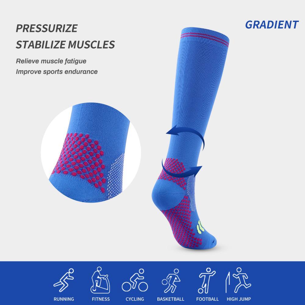 Compression Socks Marathon Running Outdoor Sports Badminton Tennis Long Socks