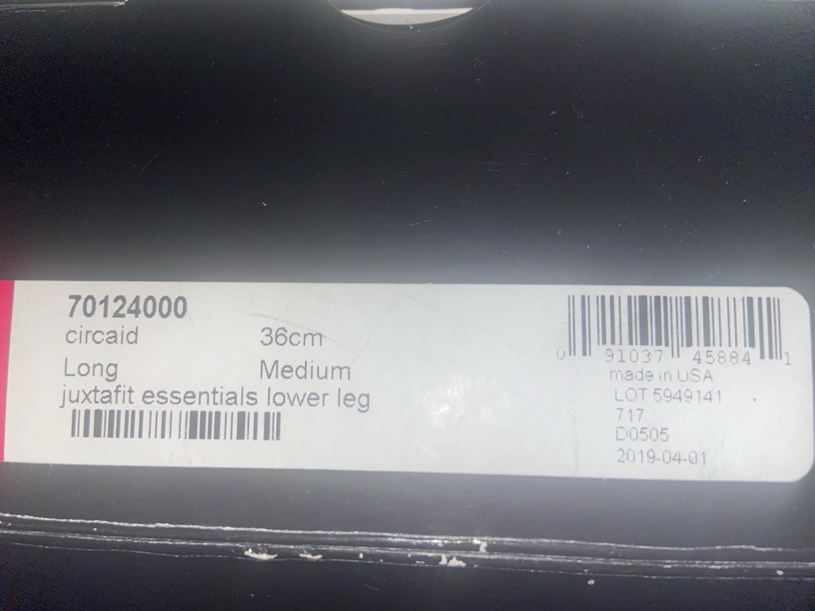 Medi CircAid Juxtafit Essentials Lower Leg 36cm Long Medium 70124000- New!