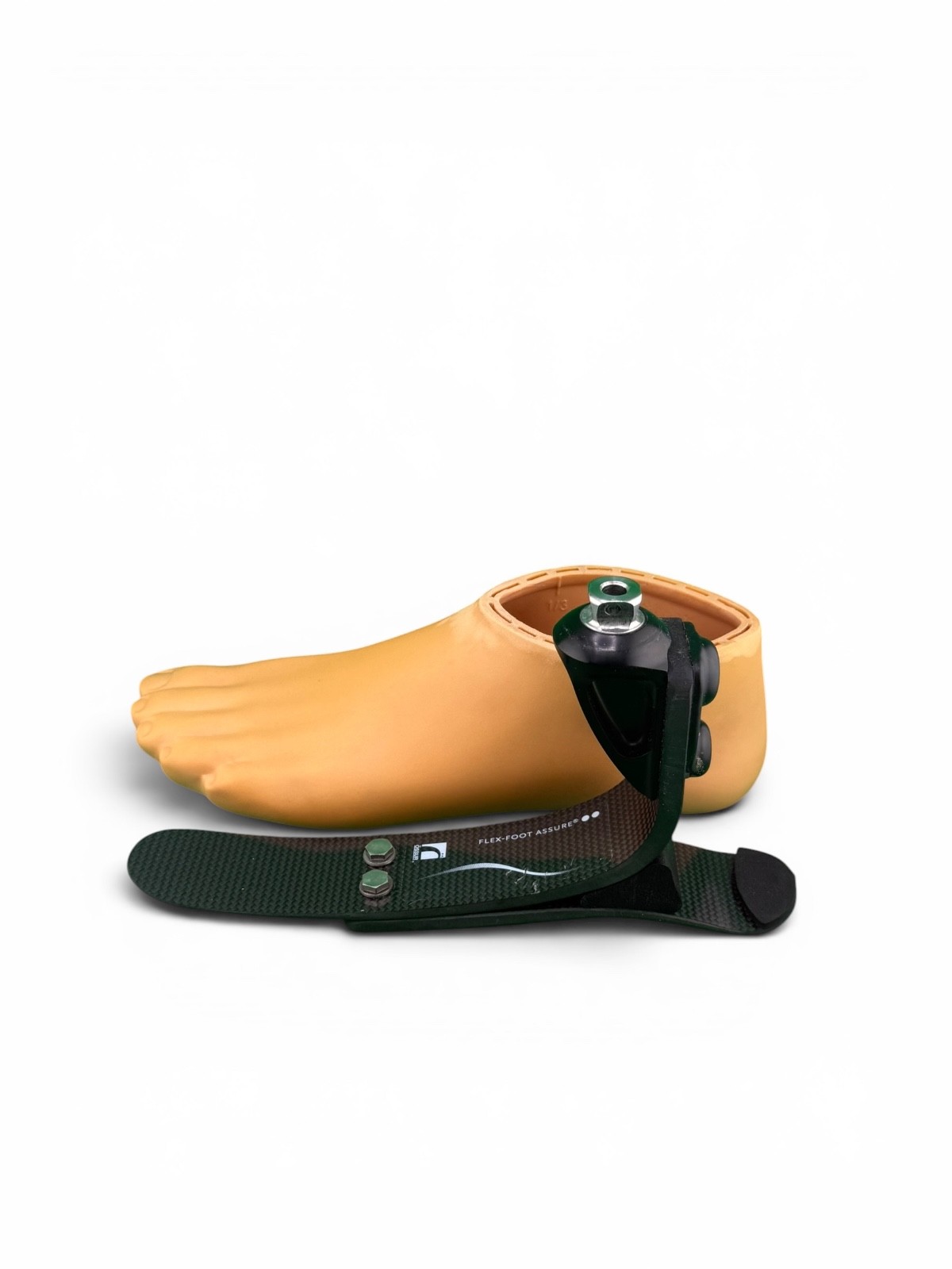 Ossur flex foot assure prosthetic foot. Size 27. Category 3. Left shell
