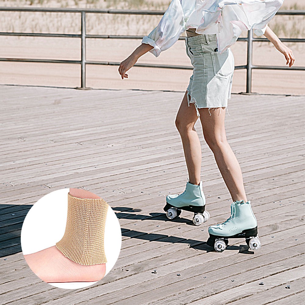 Ankle Gel Sleeves Padded Skate Socks Ankle Protection For Hockeys Roller OY