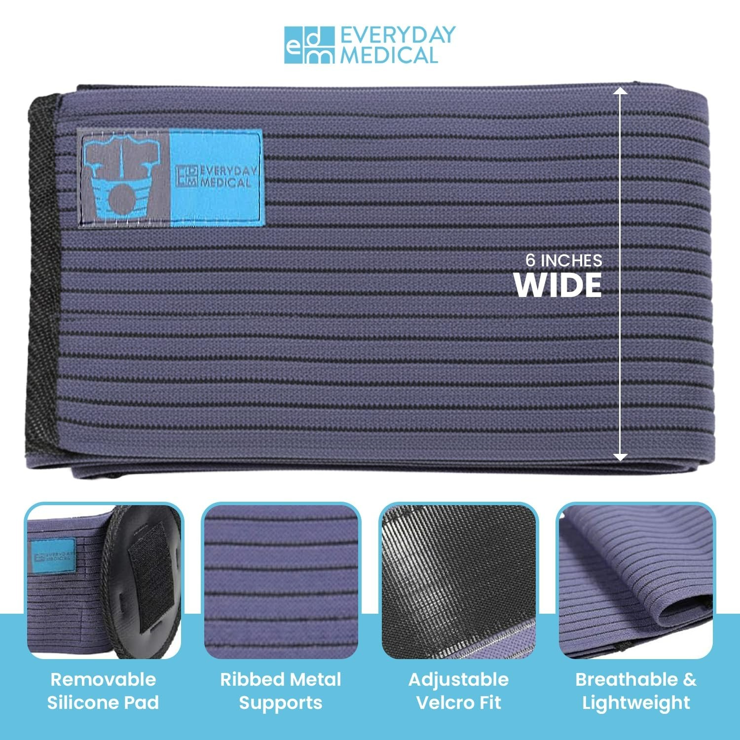 Post-Surgery Hernia Compression Garment – Soft Fabric, S/M for Tailored Comfort