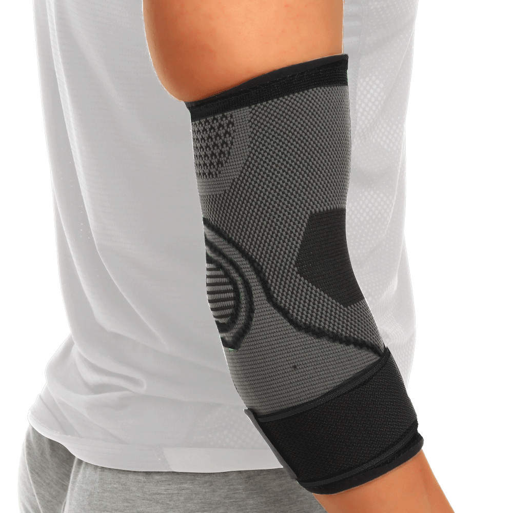 Elbow Compression Sleeve Brace Support Tendonitis Tennis Golfer Arm Arthritis DS