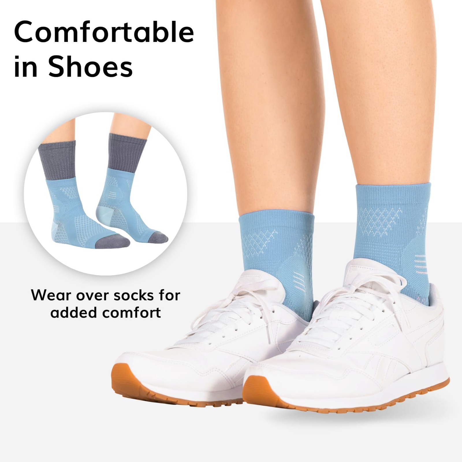 Neuropathy Socks – Peripheral Neuritis Compression Diabetic Toeless Foot Slee…