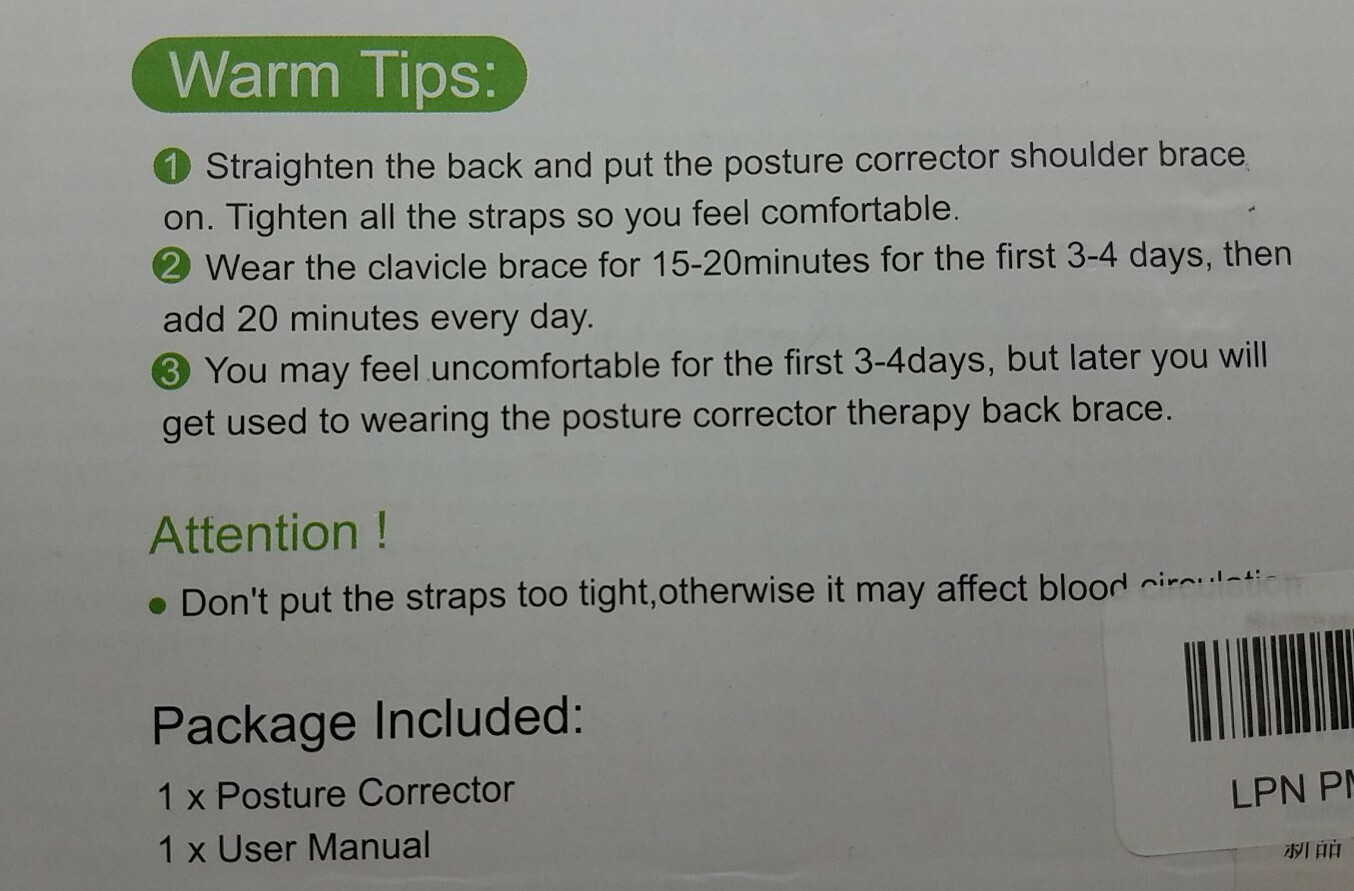 Summer Rainbow Posture Corrector Men Women Upper Back Straightener Improve Spine