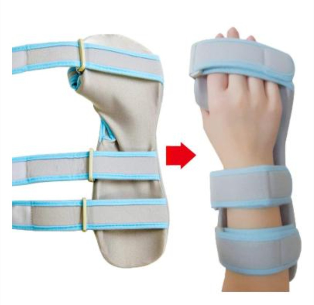 Resting Hand Splint for Right Wrist, Carpal Tunnel Wrist Brace Sleep Support #K1