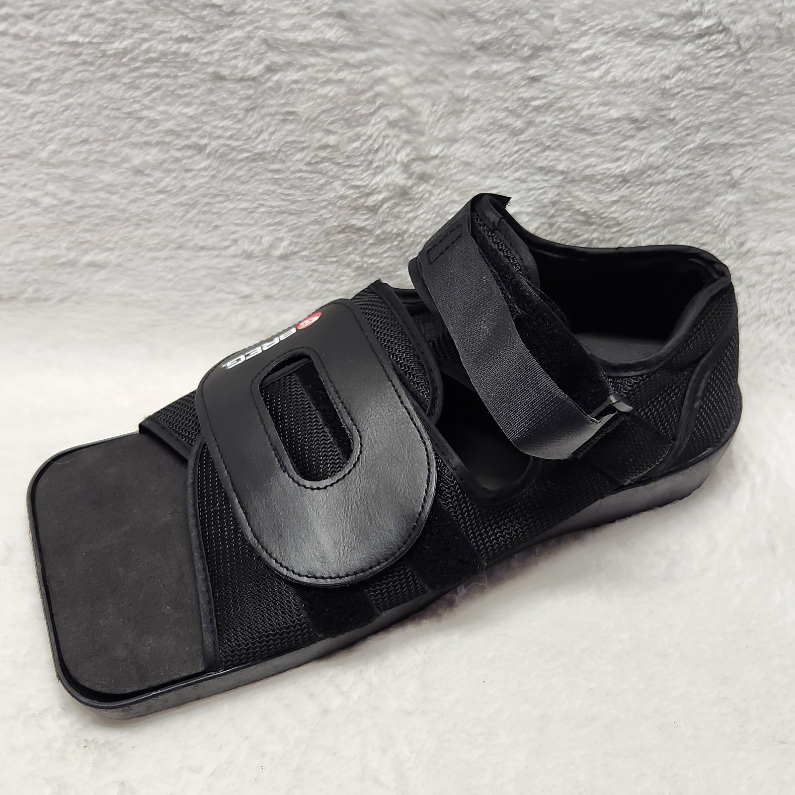 Breg Post-Op Square Toe Shoe Large Unisex Fits Left / Right Foot Black NEW