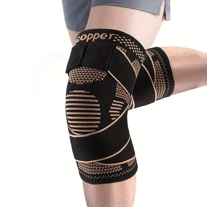 1Pc Copper Knee Brace for Men and Women Knee Compression Sleeve Knee Support