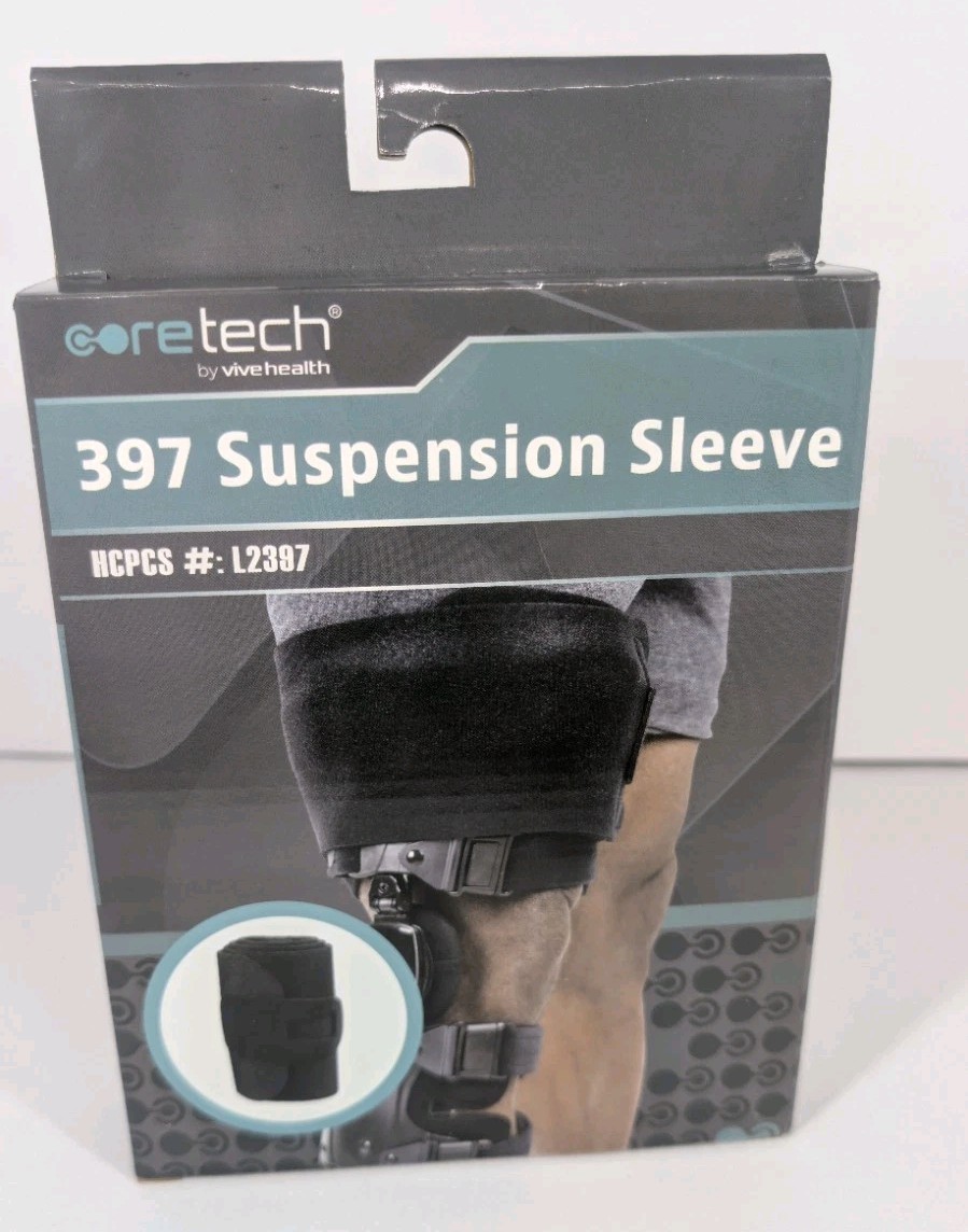 Coretech 397 Suspension Sleeve L2397 Knee Brace Support Anti-Slip Cover NEW