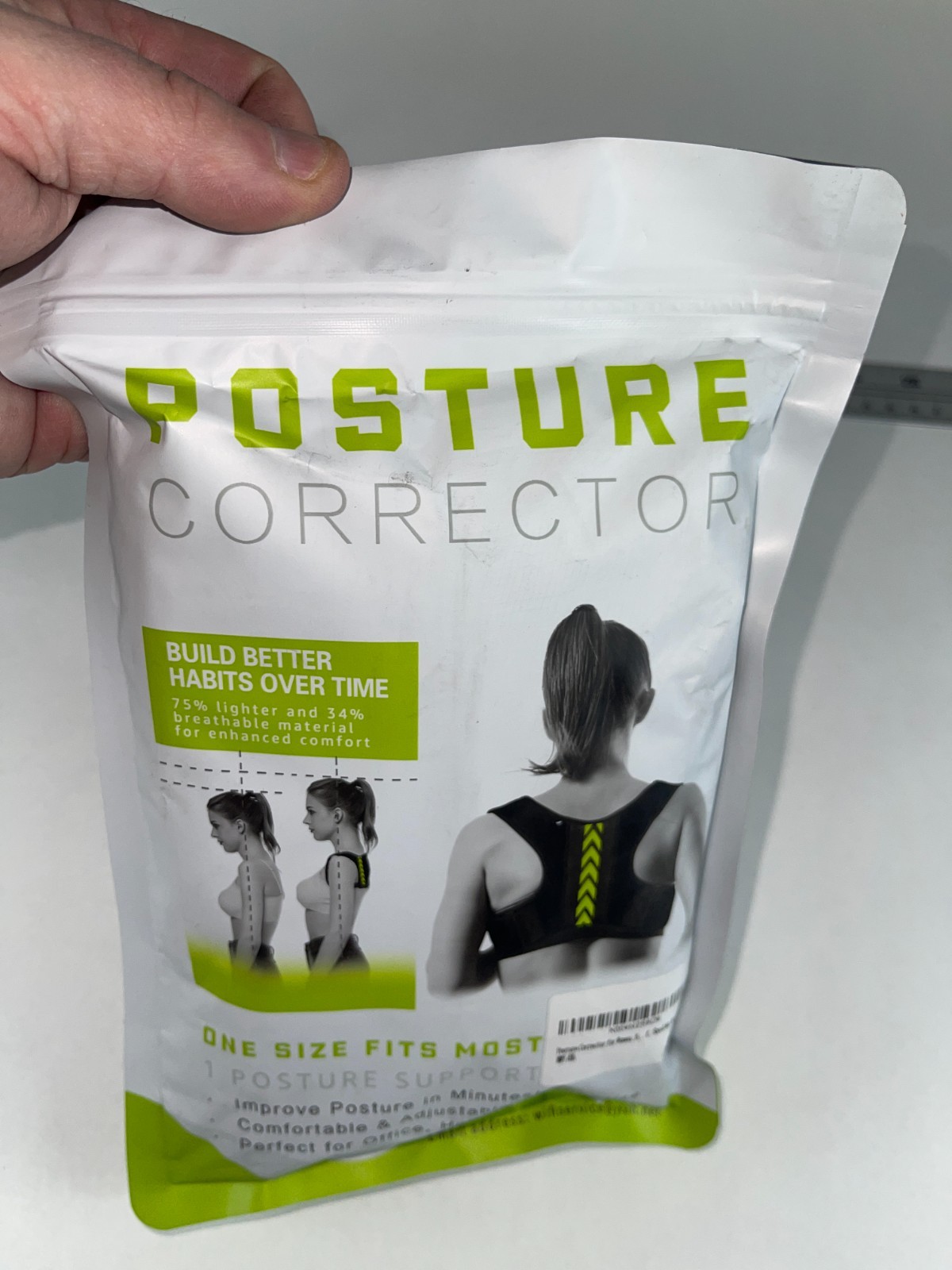Posture Corrector Back Support Brace Adjustable Shoulder Alignment One Size Fits