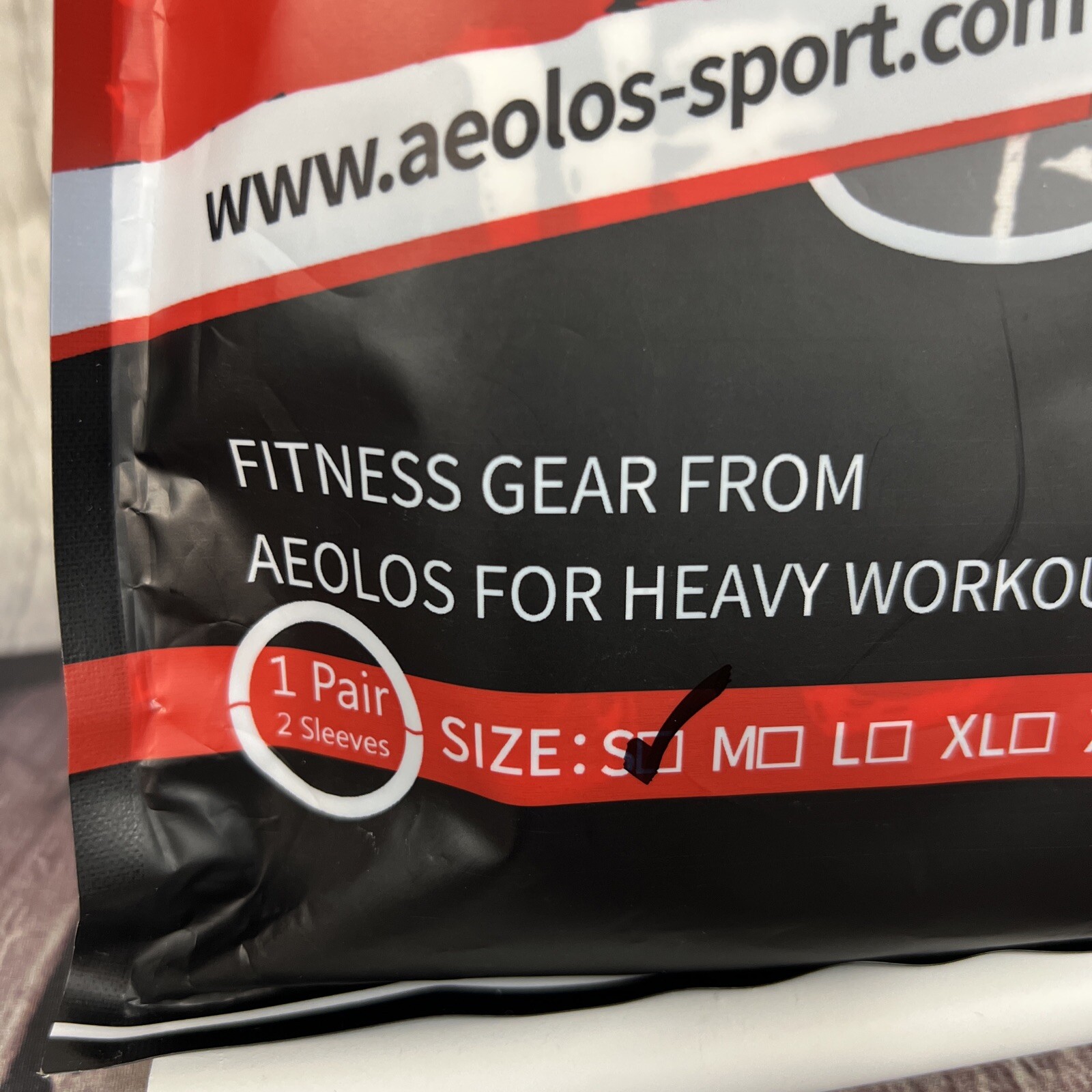 Aeolos Knee Sleeves 1 Pair Small Fitness Gear For Heavy Workouts