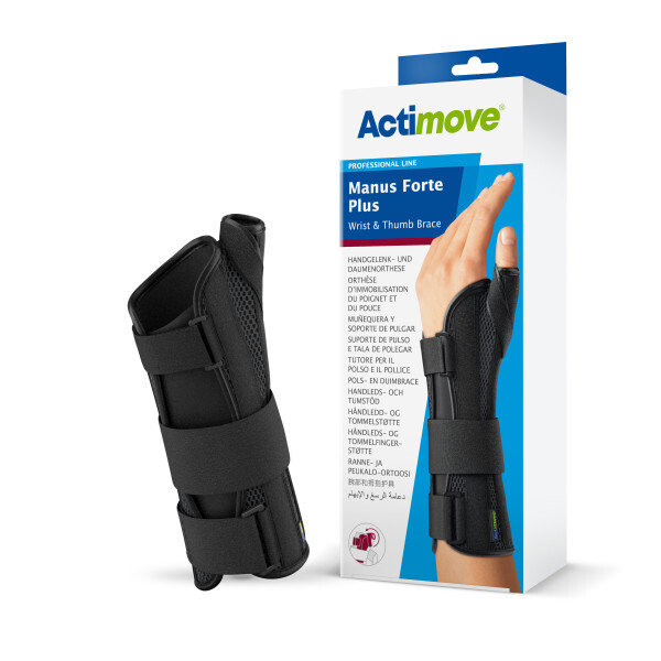 SALE Actimove Manus Forte Wrist and Thumb Brace Plus – Black Right X-Small, NWOP