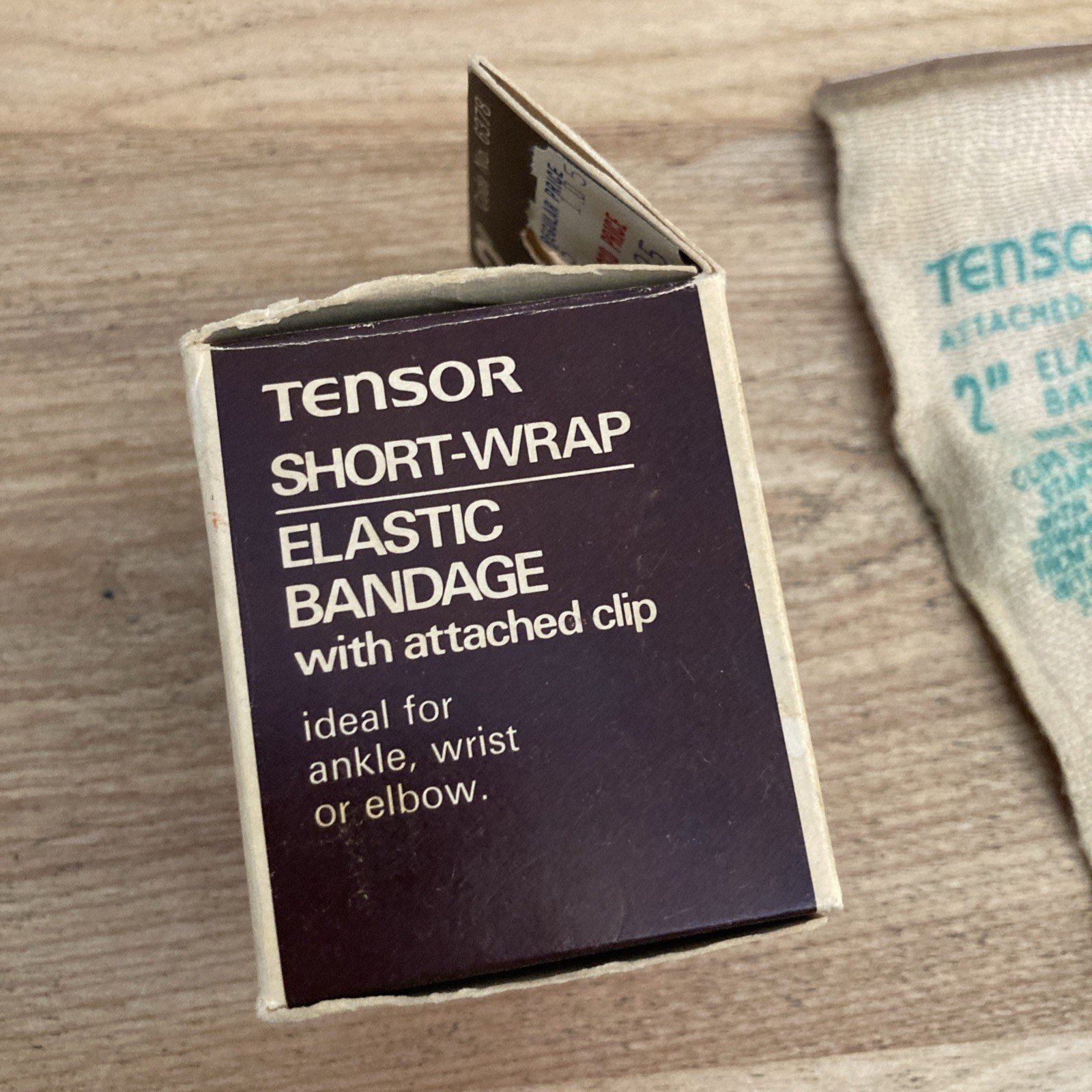 Vintage Kendall Tensor Attached Clip 2” Elastic Bandage with Box USA made