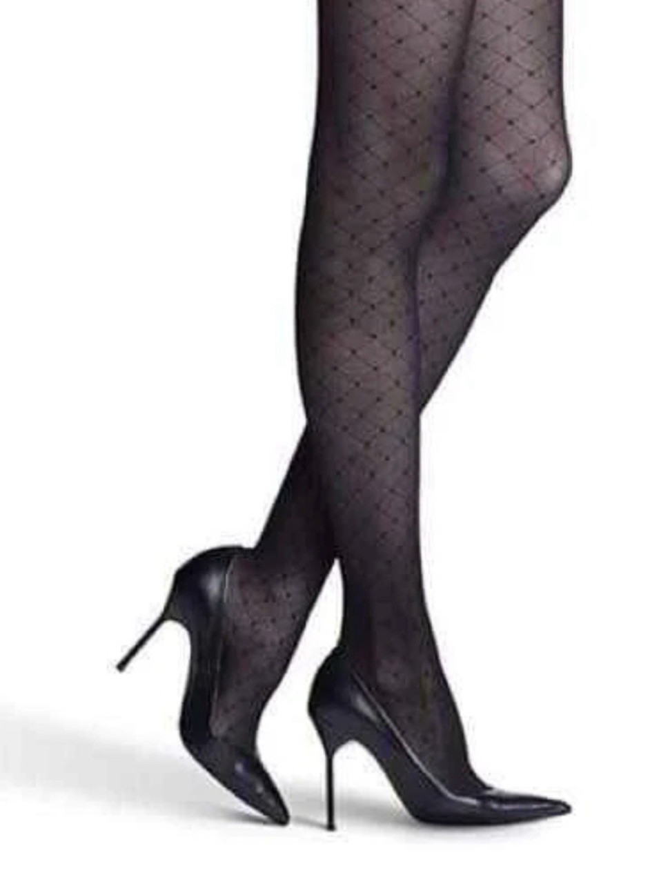 Sigvaris MS Style 711P Sheer 15-20 Closed Toe Compression Pantyhose Black Diamon