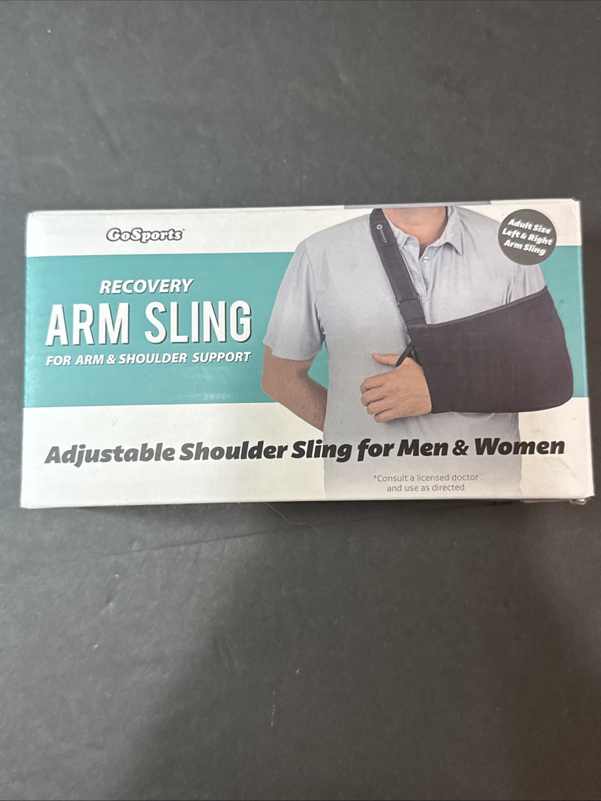 Adjustable Ergonomic Arm Sling Lightweight Breathable Comfort Strap Recovery New