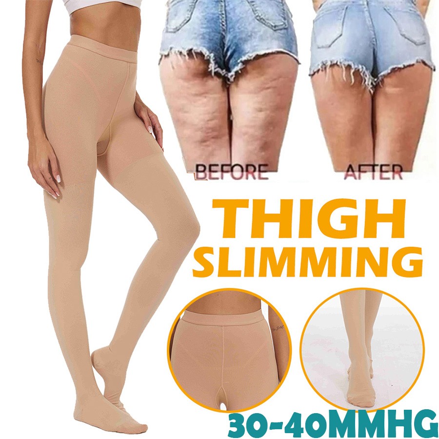 Men Women Compression Pantyhose Medical Stockings Varicose Veins 30-40mmHg Hose