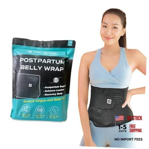 Vital Salveo Postpartum Support Belt – Gentle Abdominal and Back Support Small