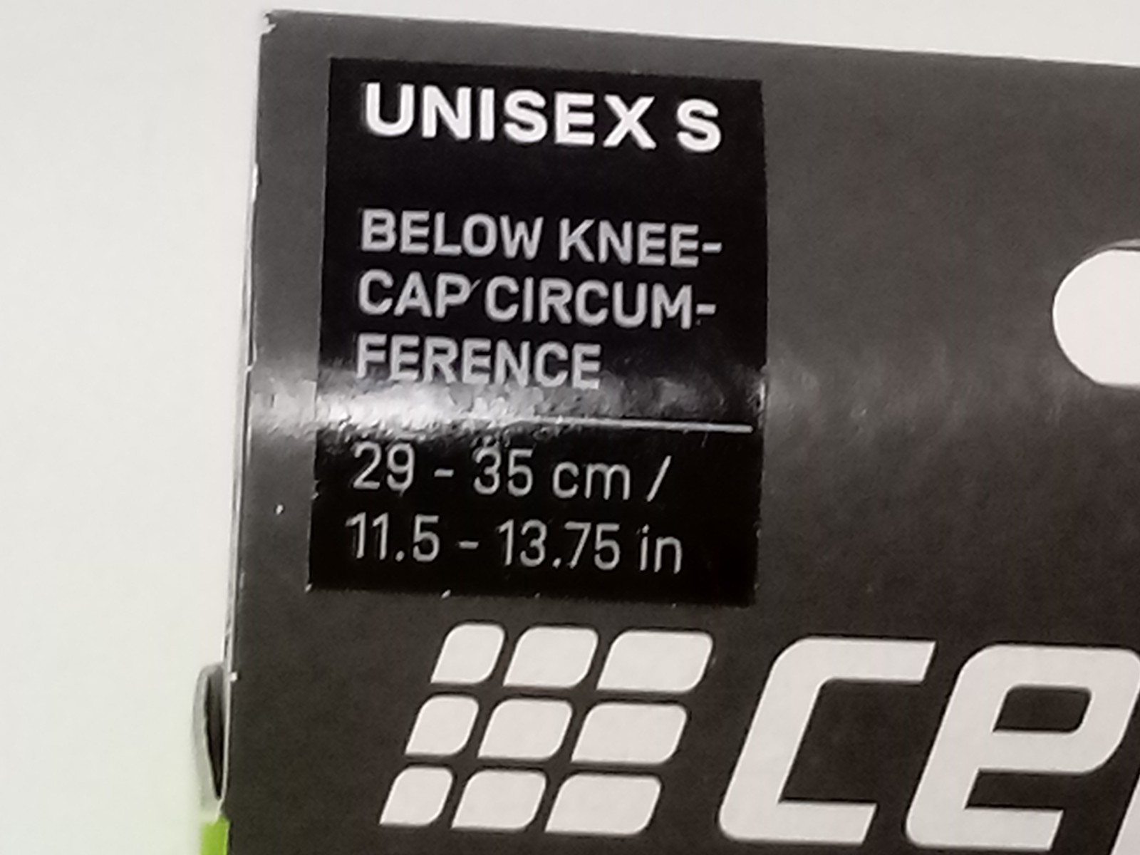 Cep Mid Support Patella Strap Small Black Unisex Adjustable 11.5 to 14.75 in.