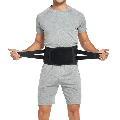 Adjustable Lumbar Support Belt for Lower Back Relief Waist Brace for Men & Women