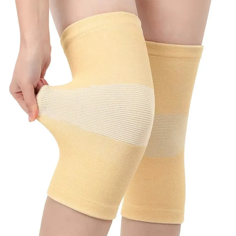 1Pair Knee Support Bamboo Compression Sleeve Arthritis Pain Relief Joint Support