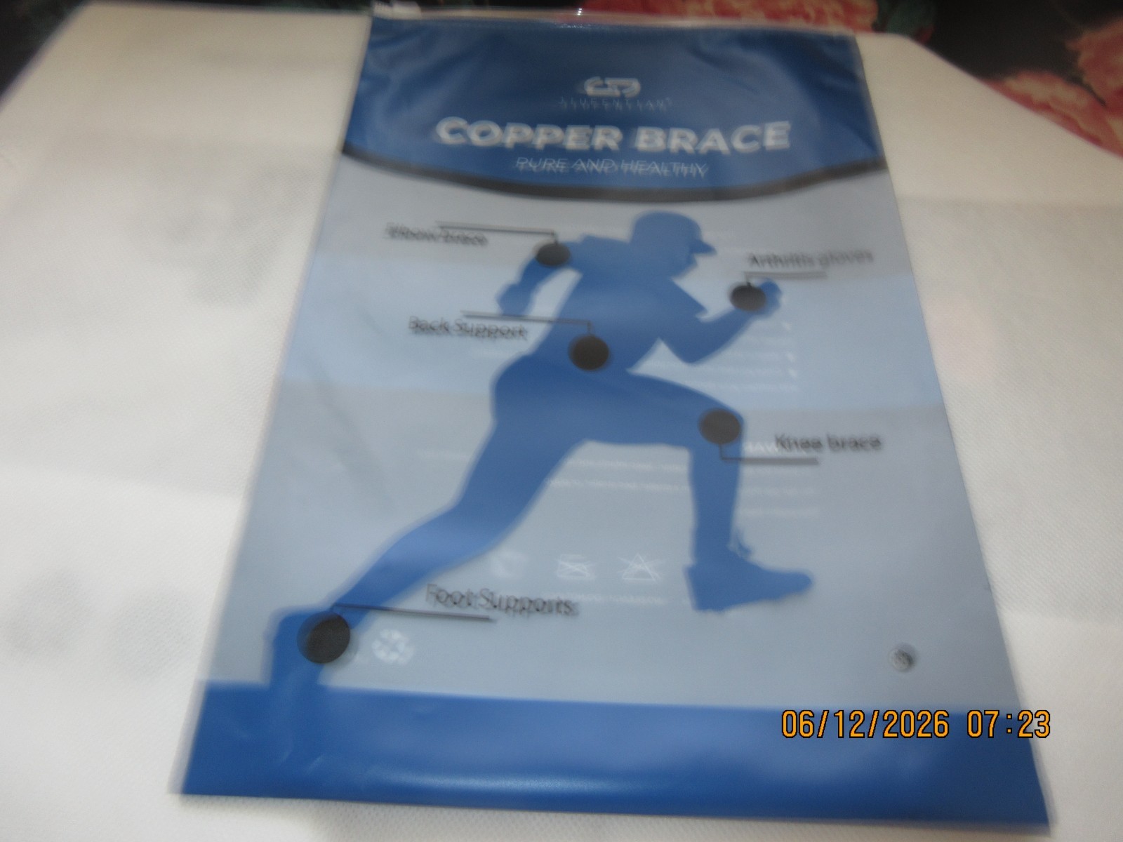 Jiufentian Copper Brace , Unisex , Knee , Large , Pure and Healthy