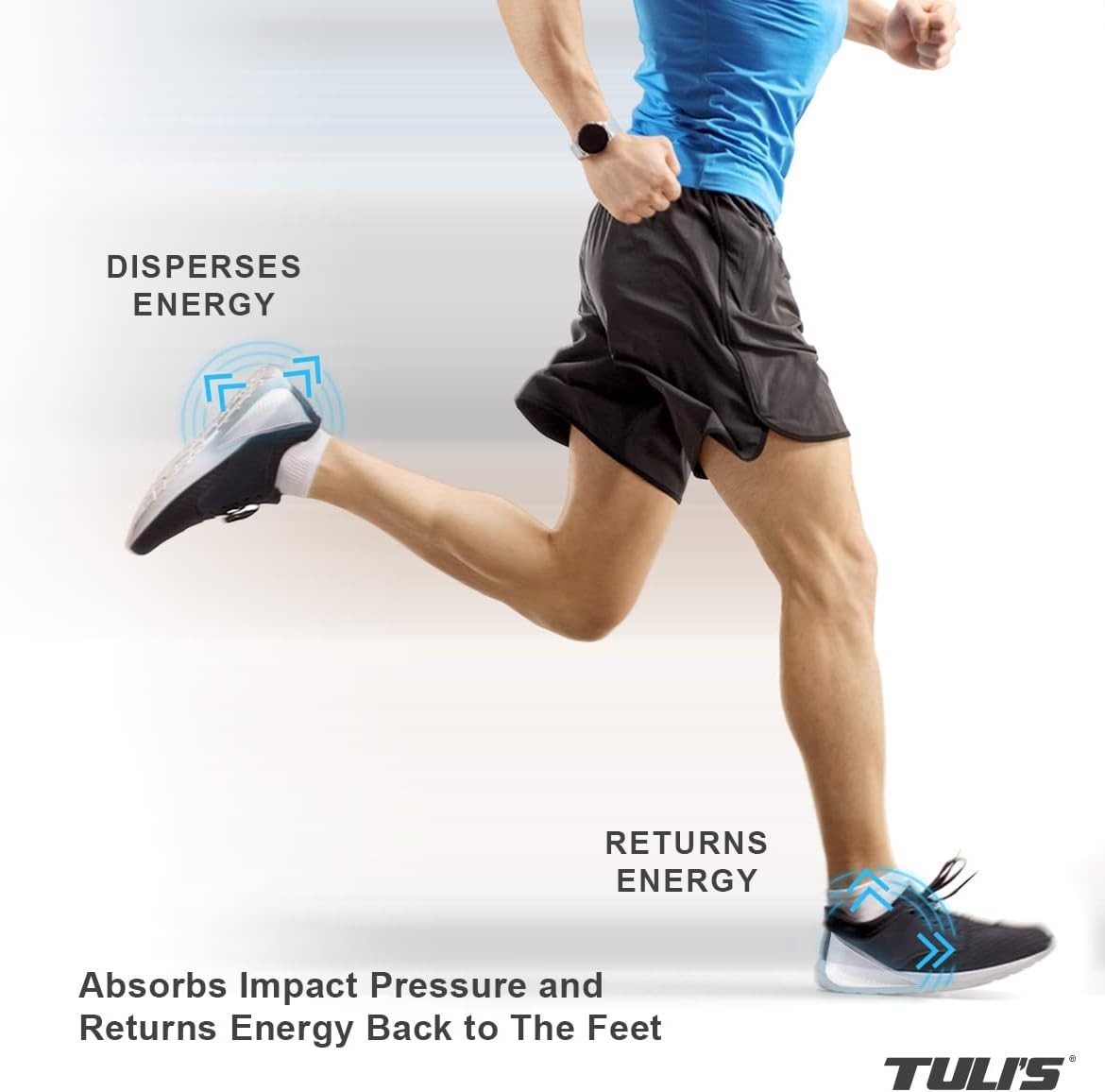 Tuli’s Heavy Duty Gel Heel Cups | Regular Size, Shock-Absorbing for Pain Relief
