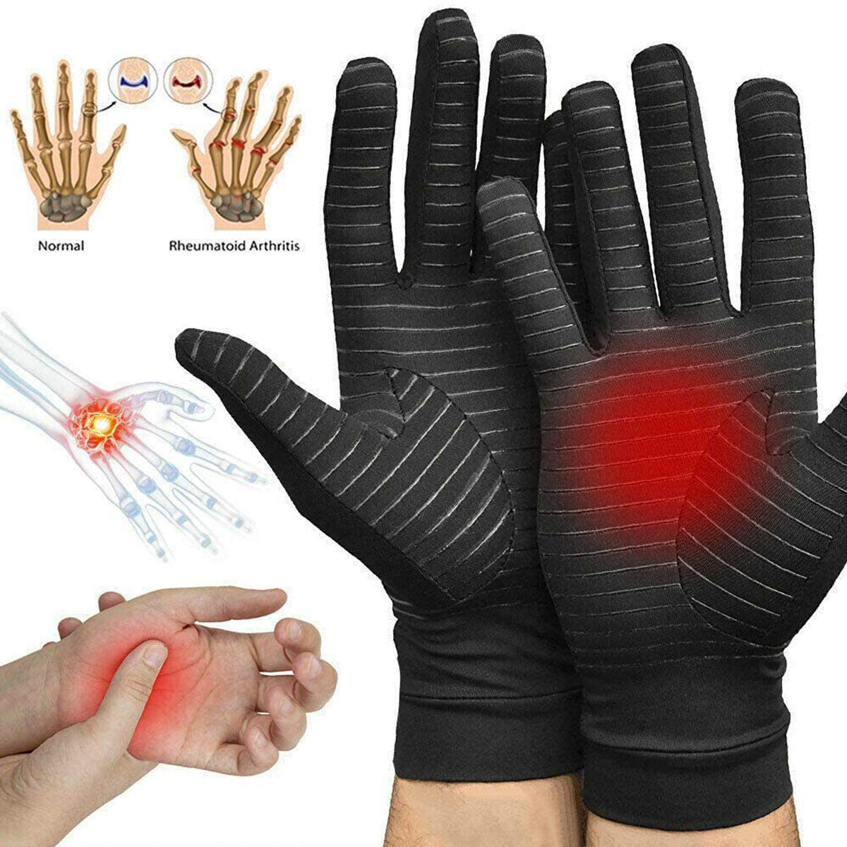 [Instant Relief] Compression Gloves for Hand Pain, Carpal Tunnel, Tendonitis