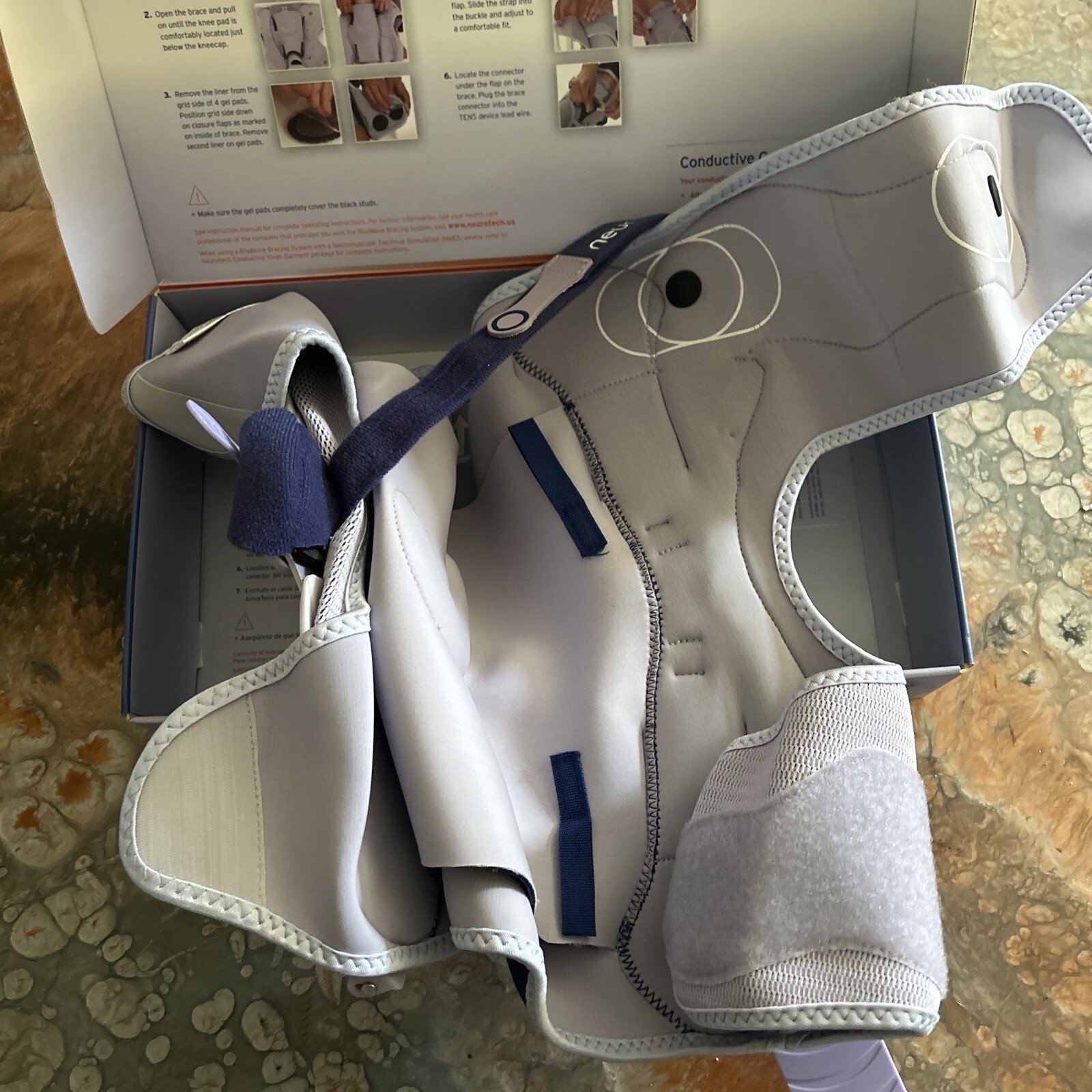 New Neurotech RiteMove Knee Brace System Pain Control & Rehab – Xl Right Side