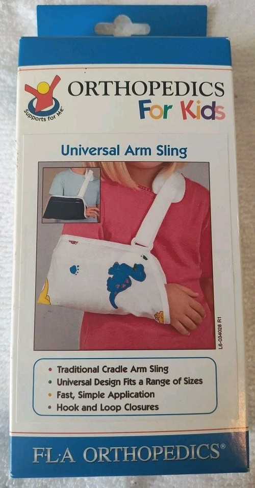FLA Orthopedics For Kids Youth Size Universal Cradle Arm Sling New In Box