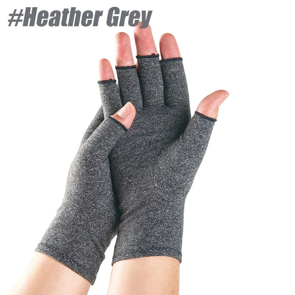 Arthritis Compression Gloves Fingerless Hand Support for Carpal Tunnel Pain Reli