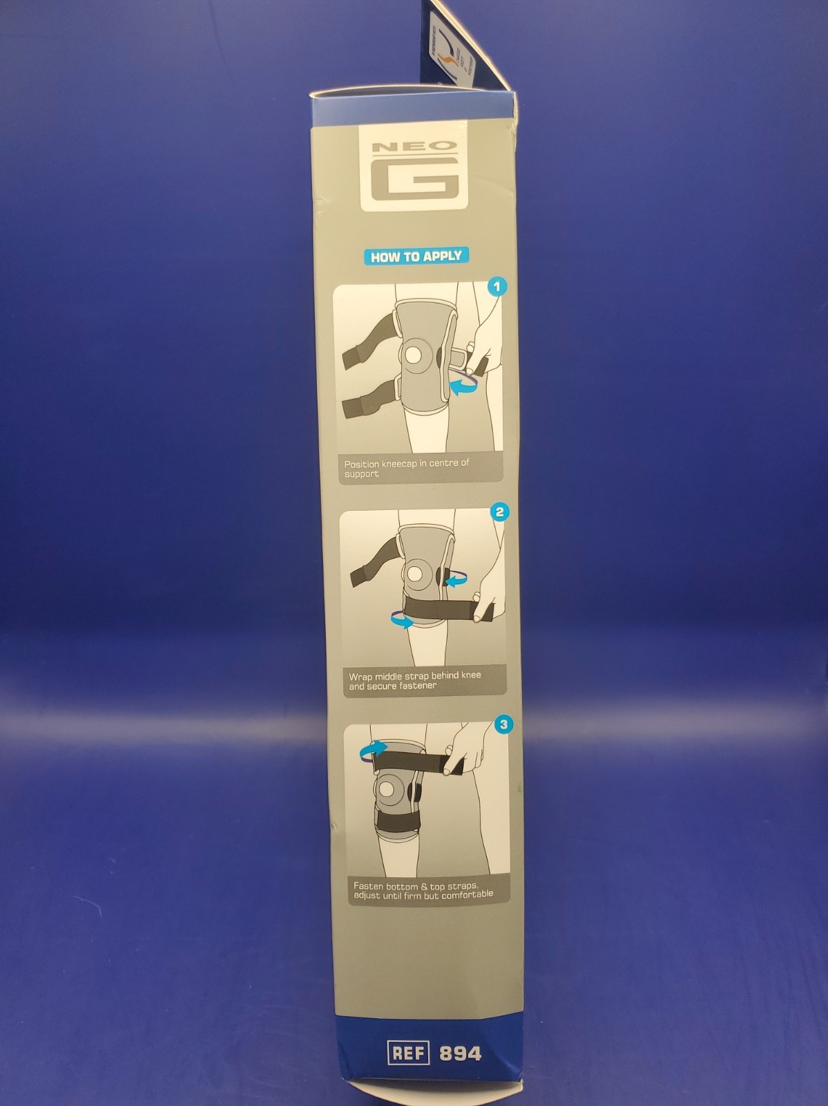 Neo G Hinged Knee Brace Support Firm Universal Size 894 Blue Left Or Right