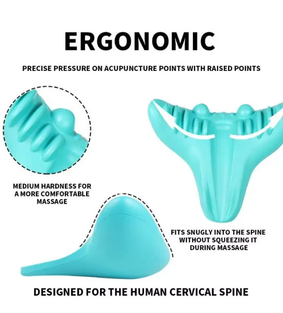 Neck Shoulder Stretcher Relaxer Cervical Chiropractic Traction Device Massage