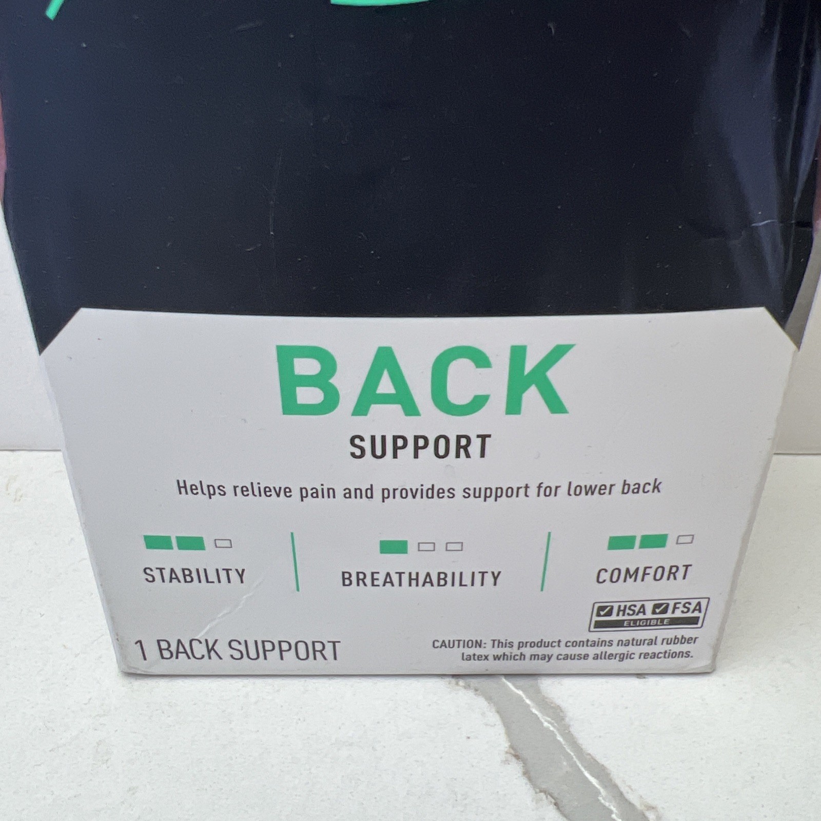 McDavid Sport Knit Compression Back Support Black Unisex Adult Small-Medium New